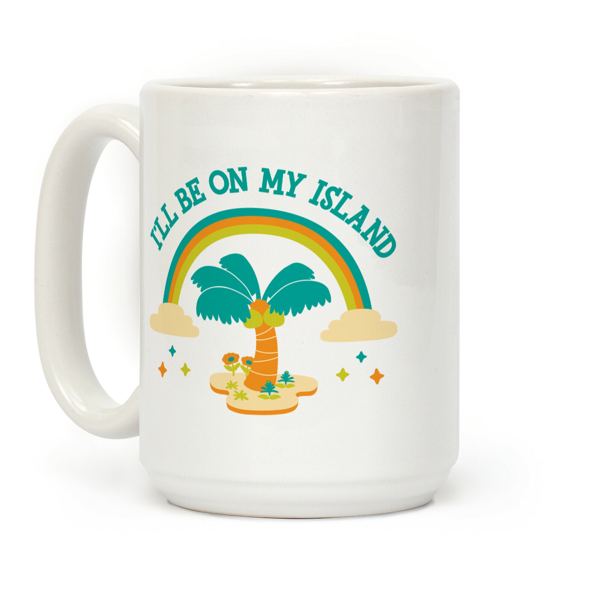 I'll Be On My Island Coffee Mug