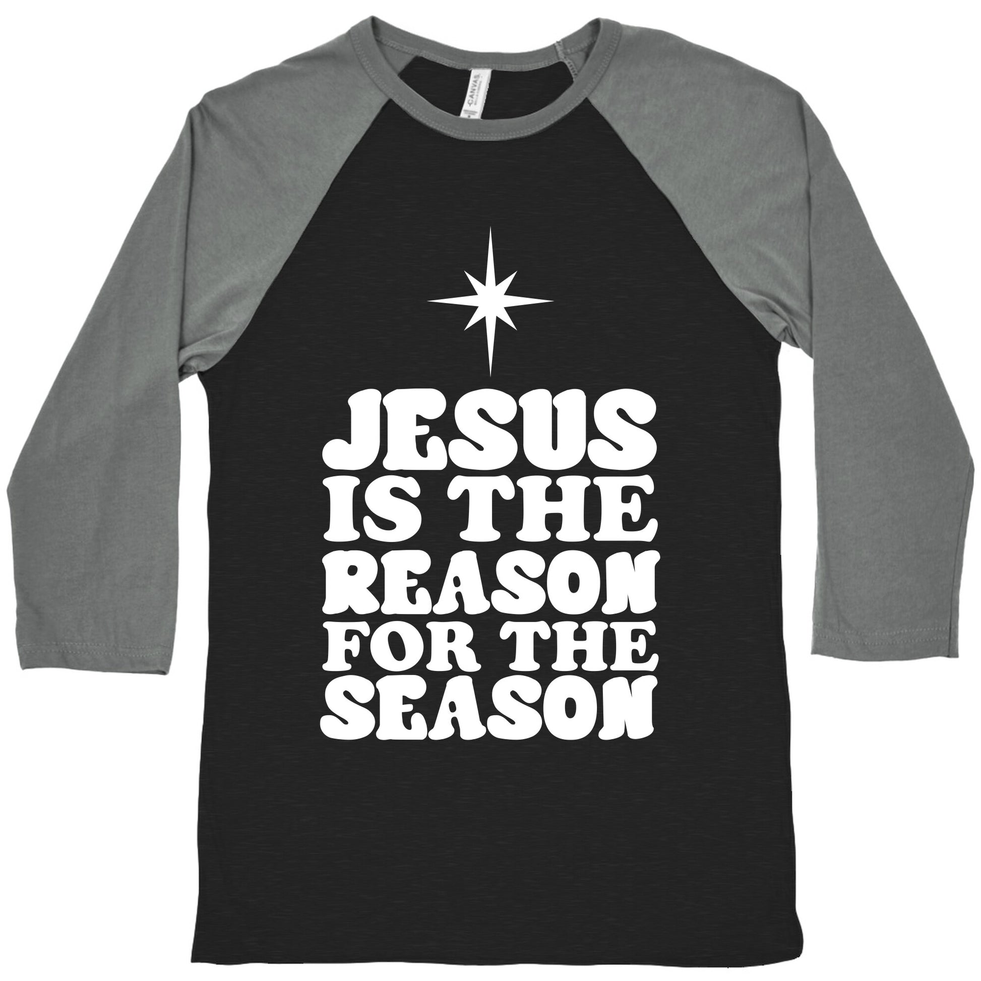 Jesus Is The Reason For The Season Baseball Tee