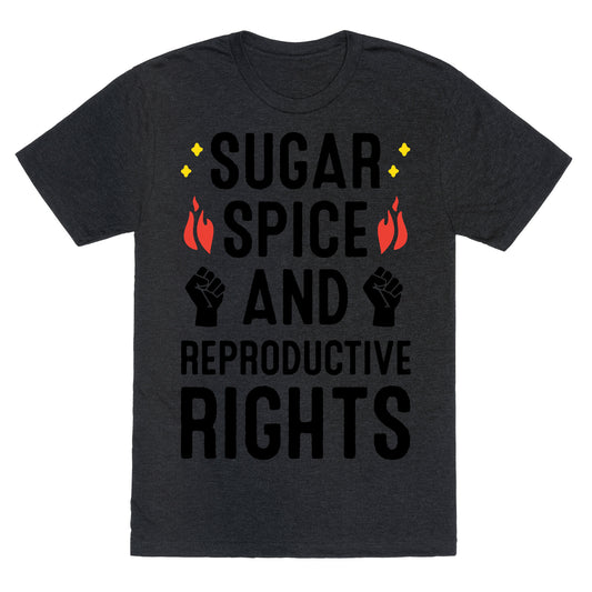 Sugar, Spice, And Reproductive Rights Unisex Triblend Tee