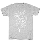 Wildflower Stippled Tattoo T-Shirt