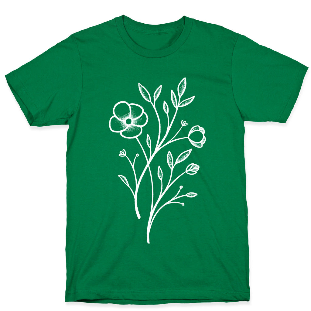 Wildflower Stippled Tattoo T-Shirt
