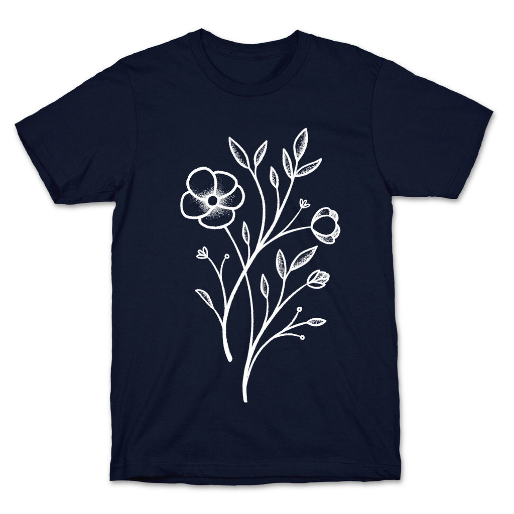 Wildflower Stippled Tattoo T-Shirt