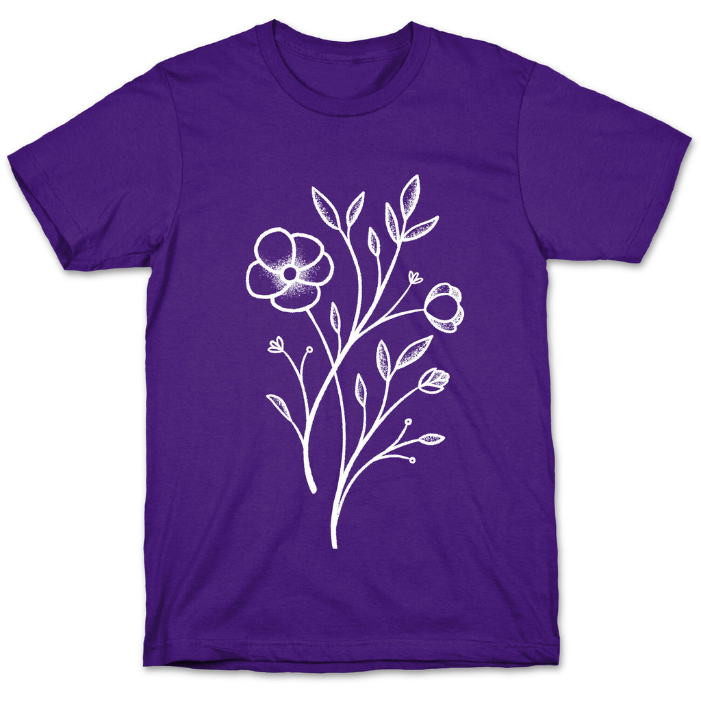 Wildflower Stippled Tattoo T-Shirt