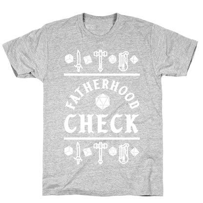 Fatherhood Check T-Shirt
