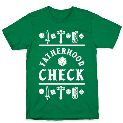 Fatherhood Check T-Shirt
