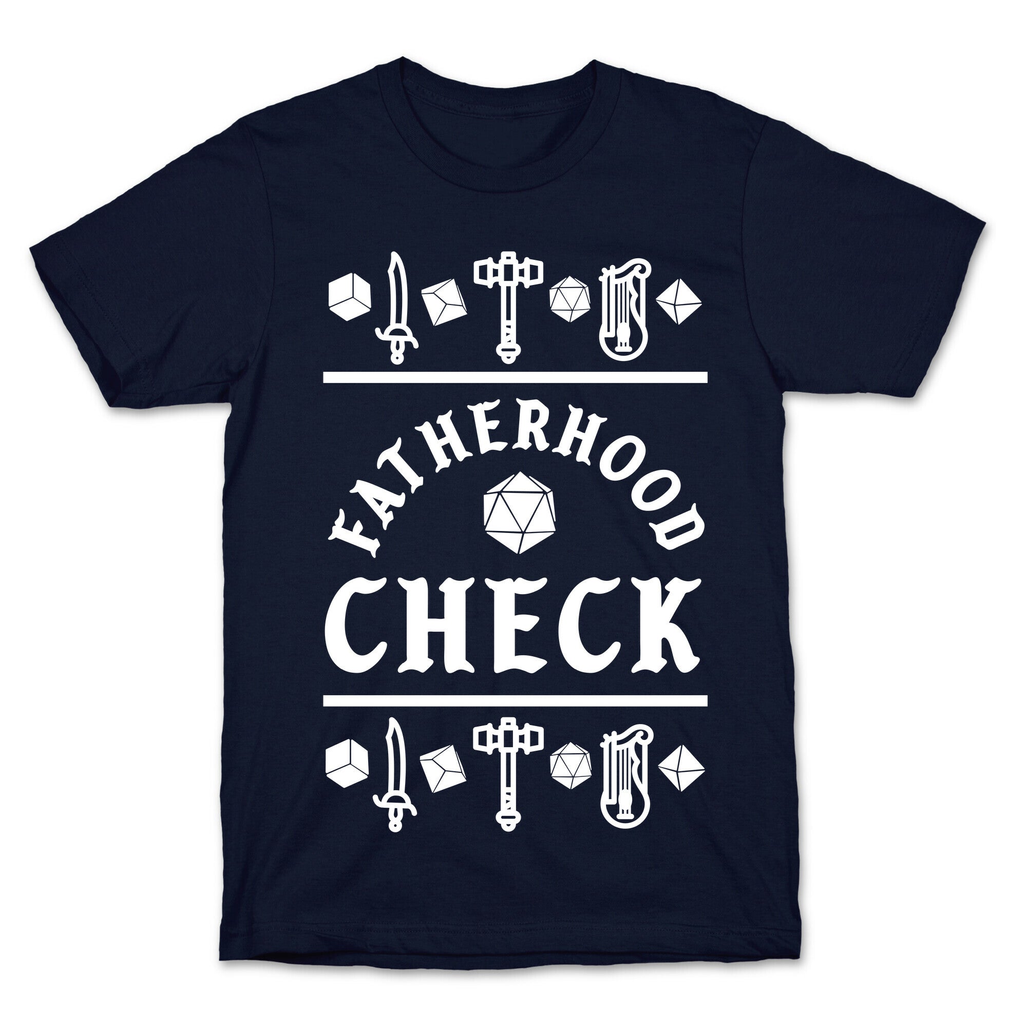 Fatherhood Check T-Shirt