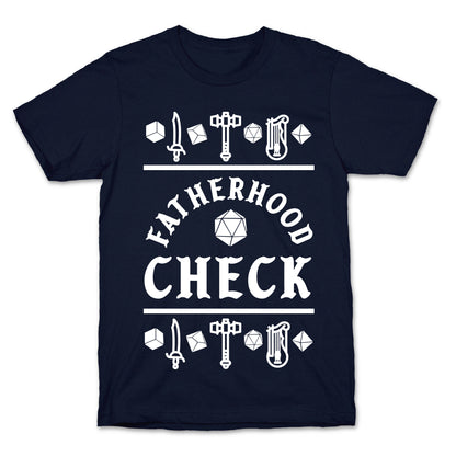 Fatherhood Check T-Shirt