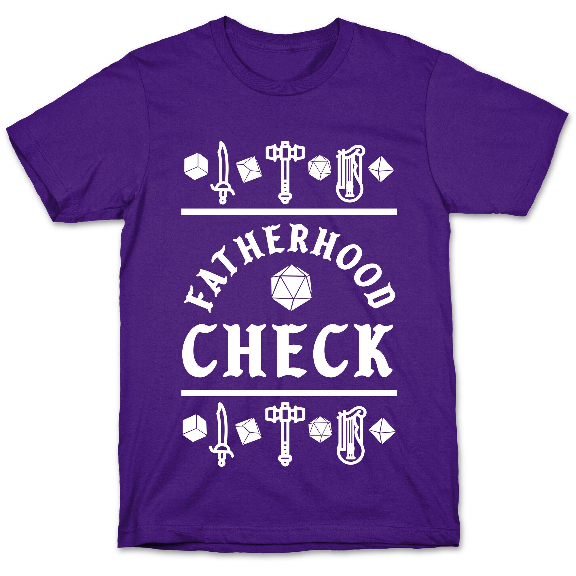 Fatherhood Check T-Shirt