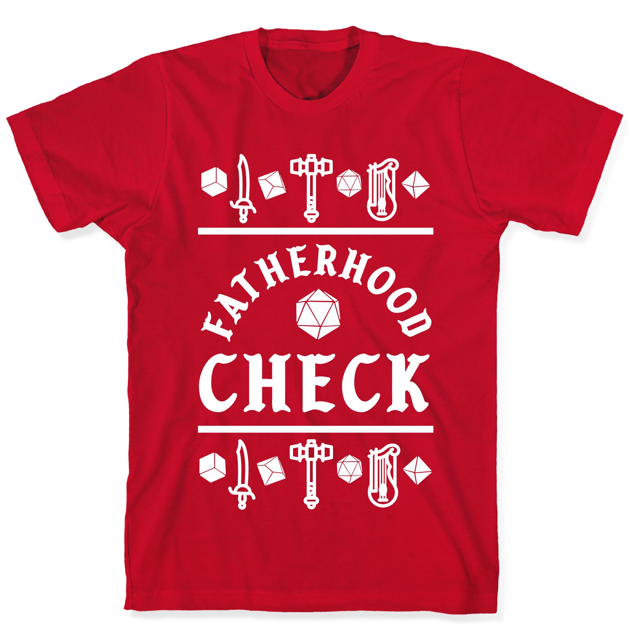 Fatherhood Check T-Shirt