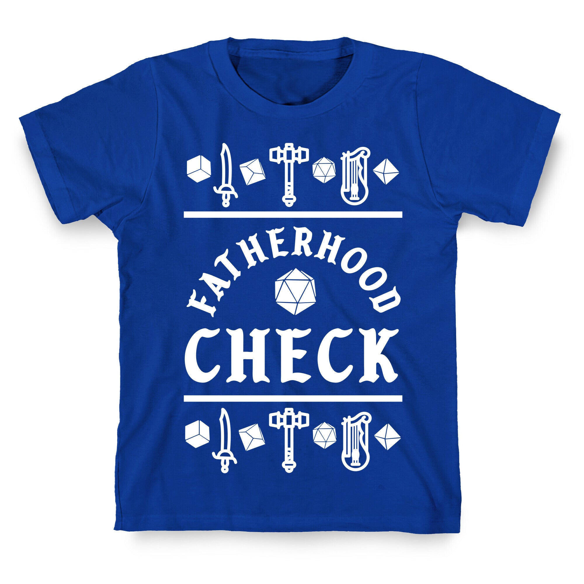Fatherhood Check T-Shirt