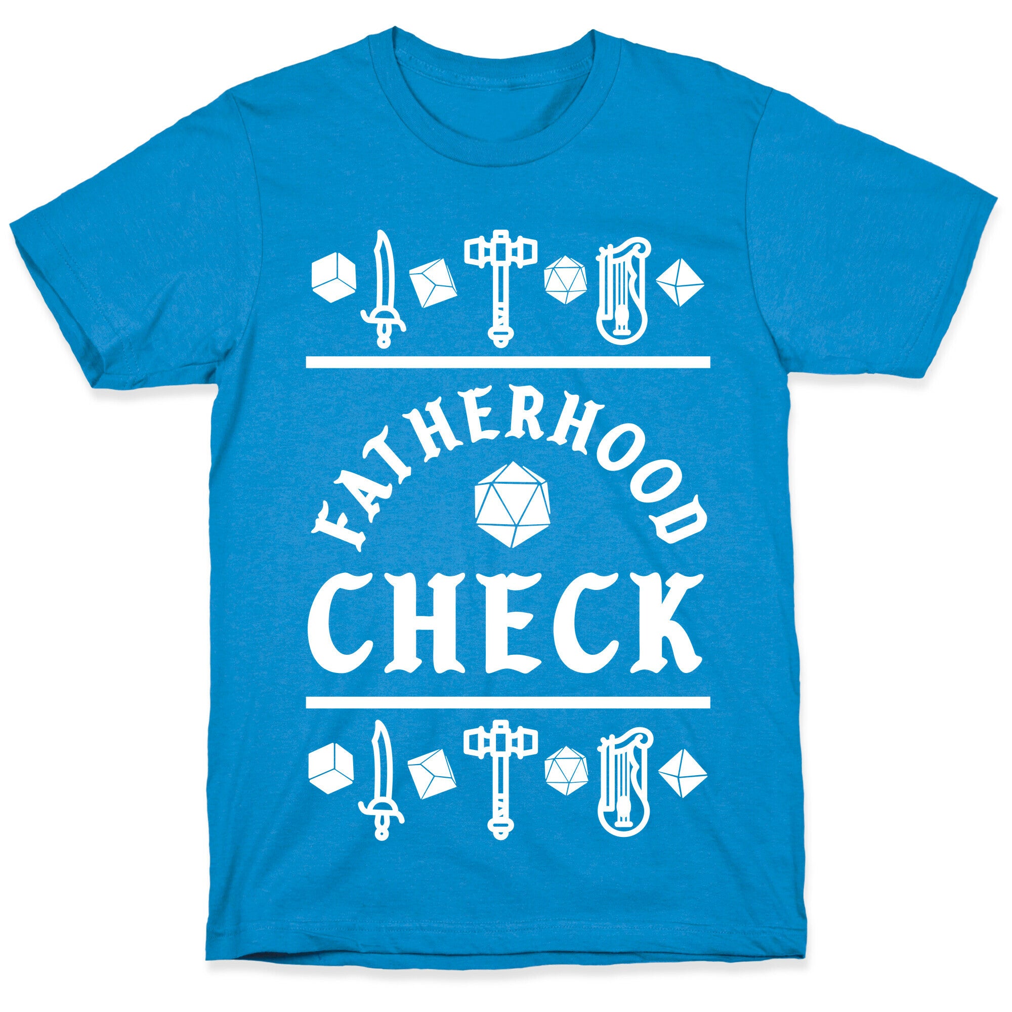 Fatherhood Check T-Shirt