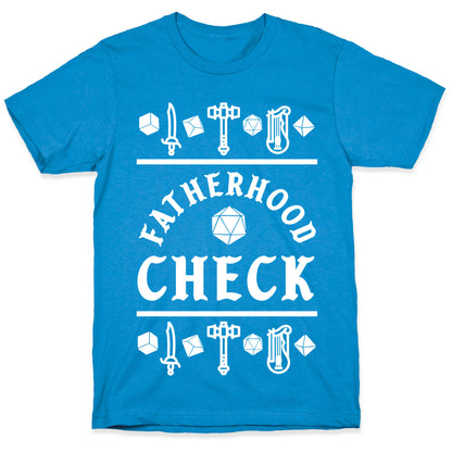 Fatherhood Check T-Shirt
