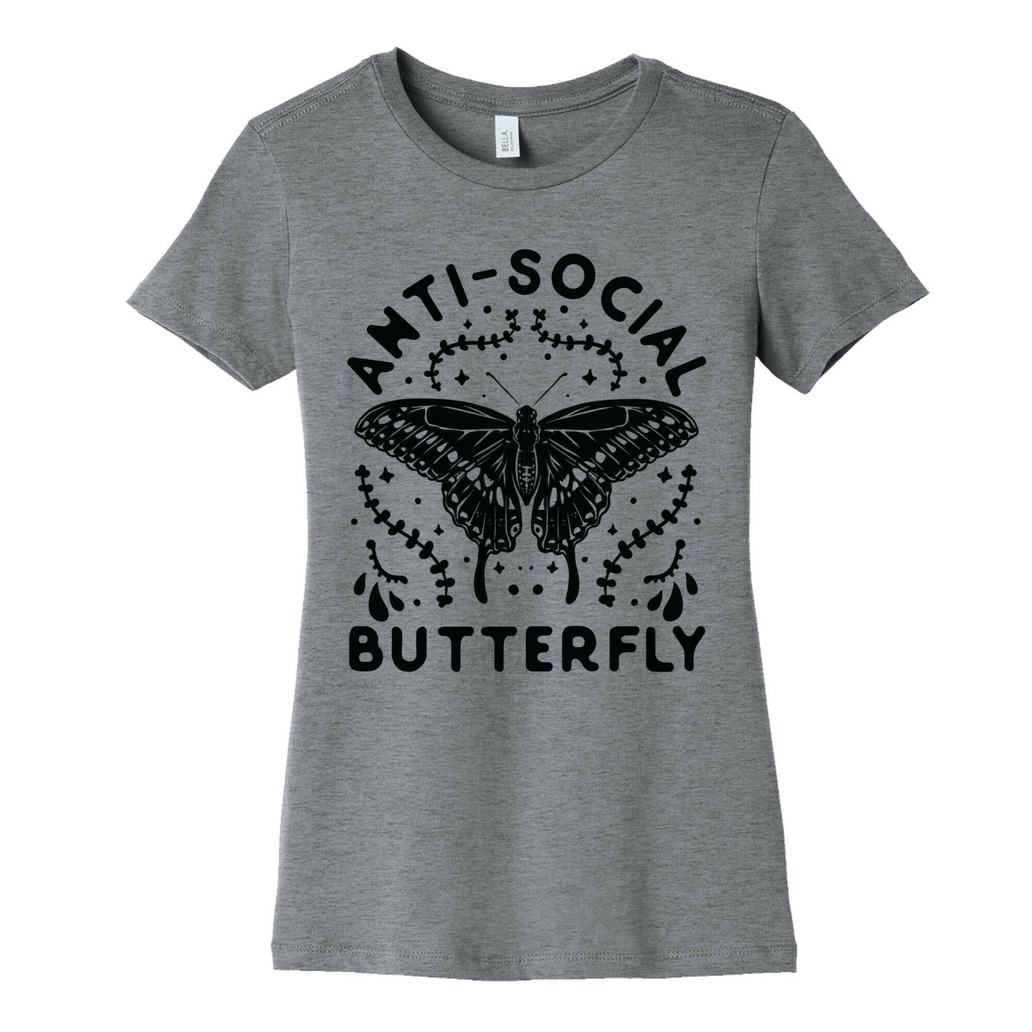 Anti-Social Butterfly Women's Cotton Tee
