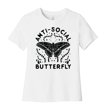 Anti-Social Butterfly Women's Cotton Tee