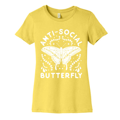 Anti-Social Butterfly Women's Cotton Tee