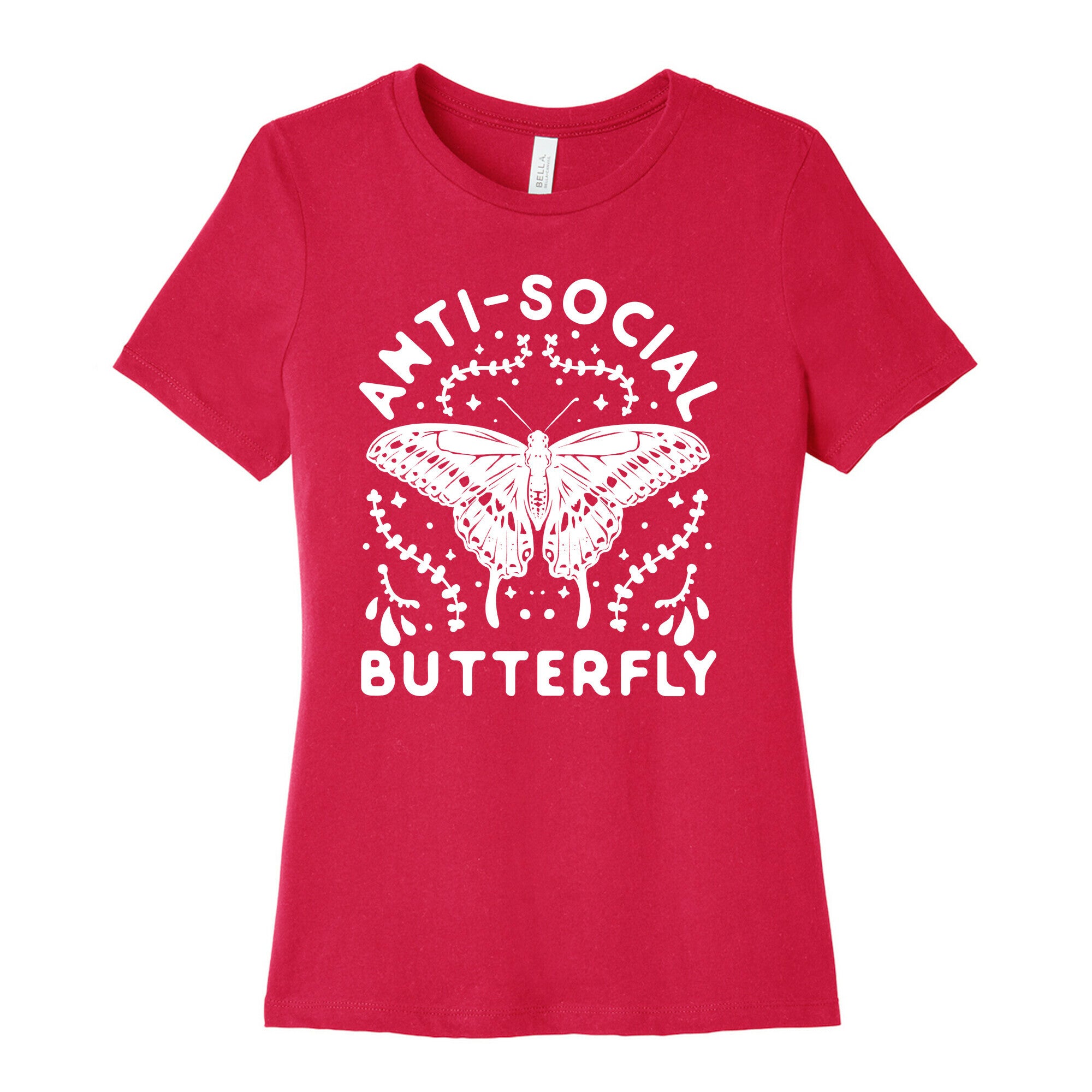 Anti-Social Butterfly Women's Cotton Tee