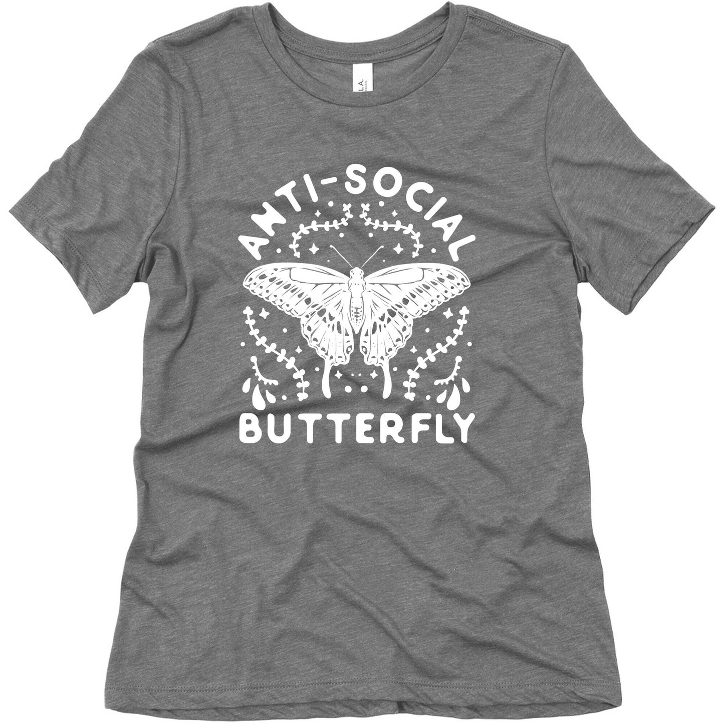 Anti-Social Butterfly Women's Triblend Tee