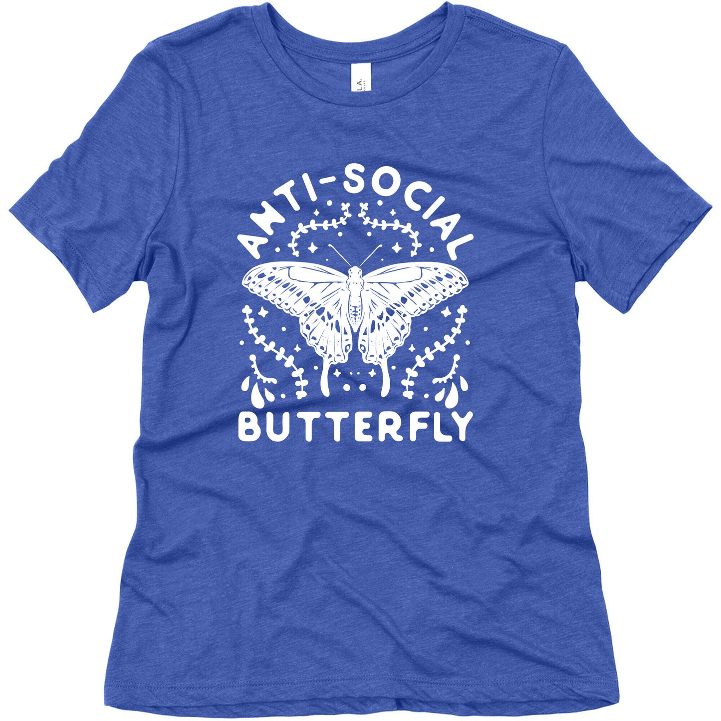 Anti-Social Butterfly Women's Triblend Tee