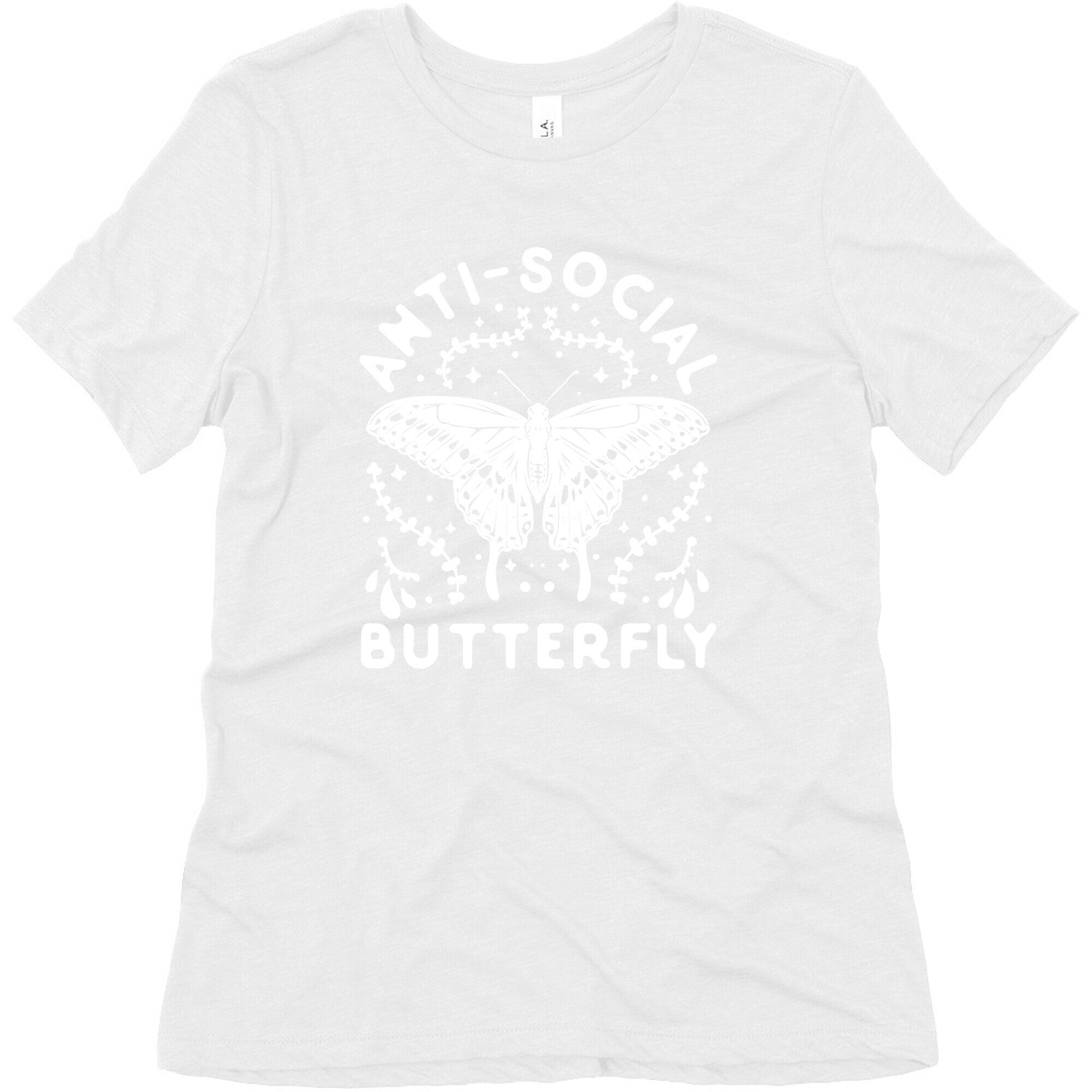Anti-Social Butterfly Women's Triblend Tee