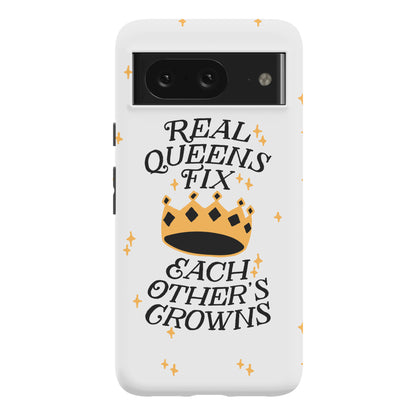 Real Queens Fix Each Other's Crowns Phone Case