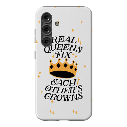 Real Queens Fix Each Other's Crowns Phone Case
