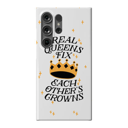 Real Queens Fix Each Other's Crowns Phone Case