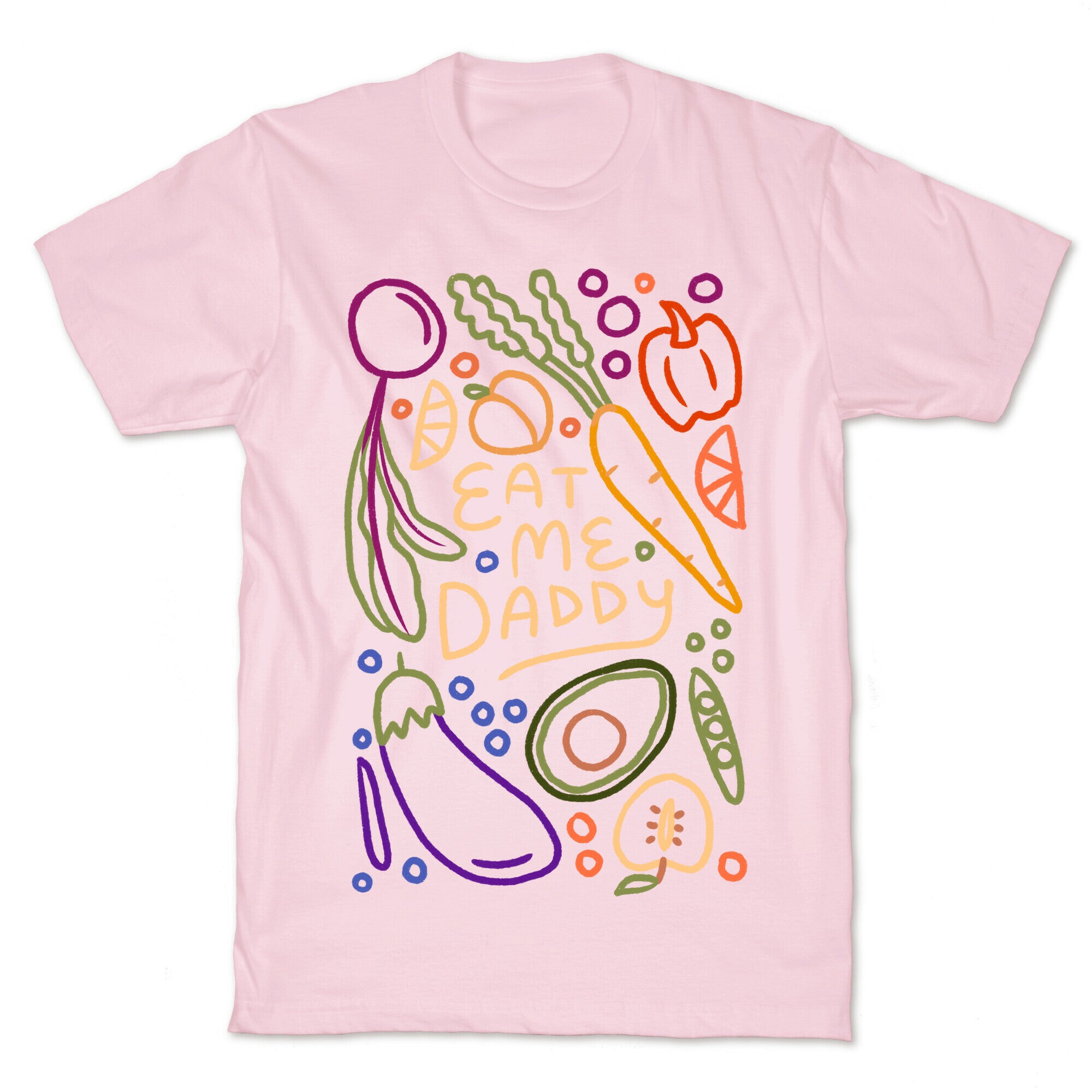 Eat Me Daddy Garden Pattern T-Shirt