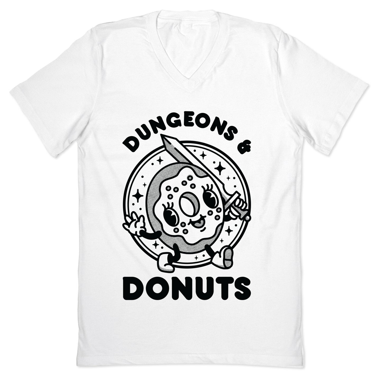 Dungeons and Donuts V-Neck