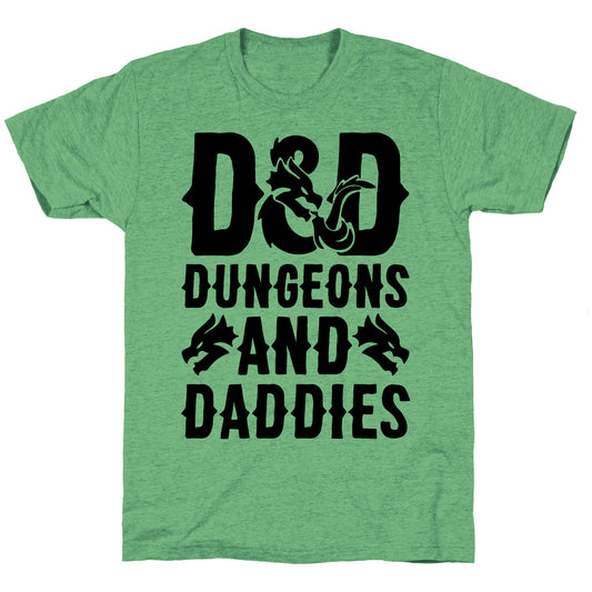 Dungeons and Daddies Parody Unisex Triblend Tee