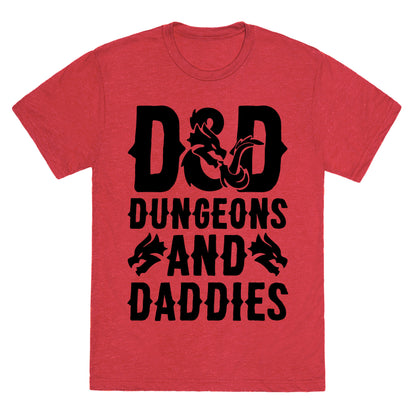 Dungeons and Daddies Parody Unisex Triblend Tee