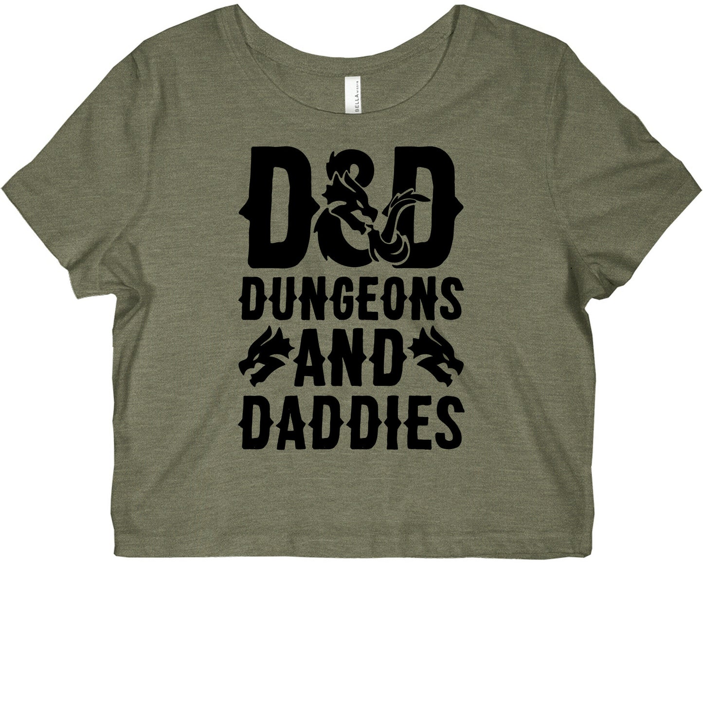 Dungeons and Daddies Parody Graphic Baby Tee