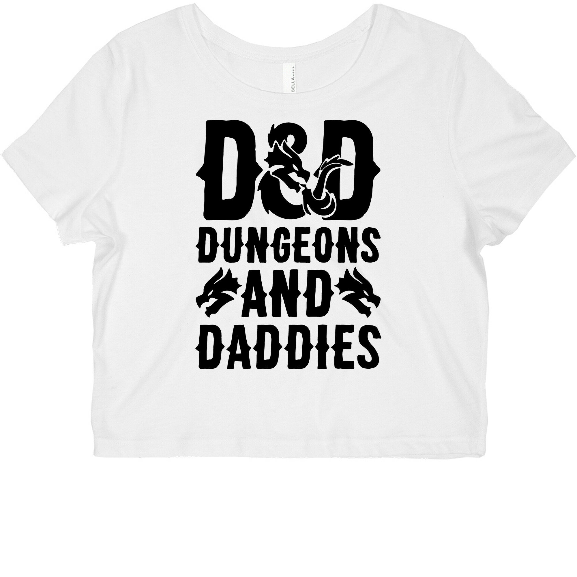 Dungeons and Daddies Parody Graphic Baby Tee