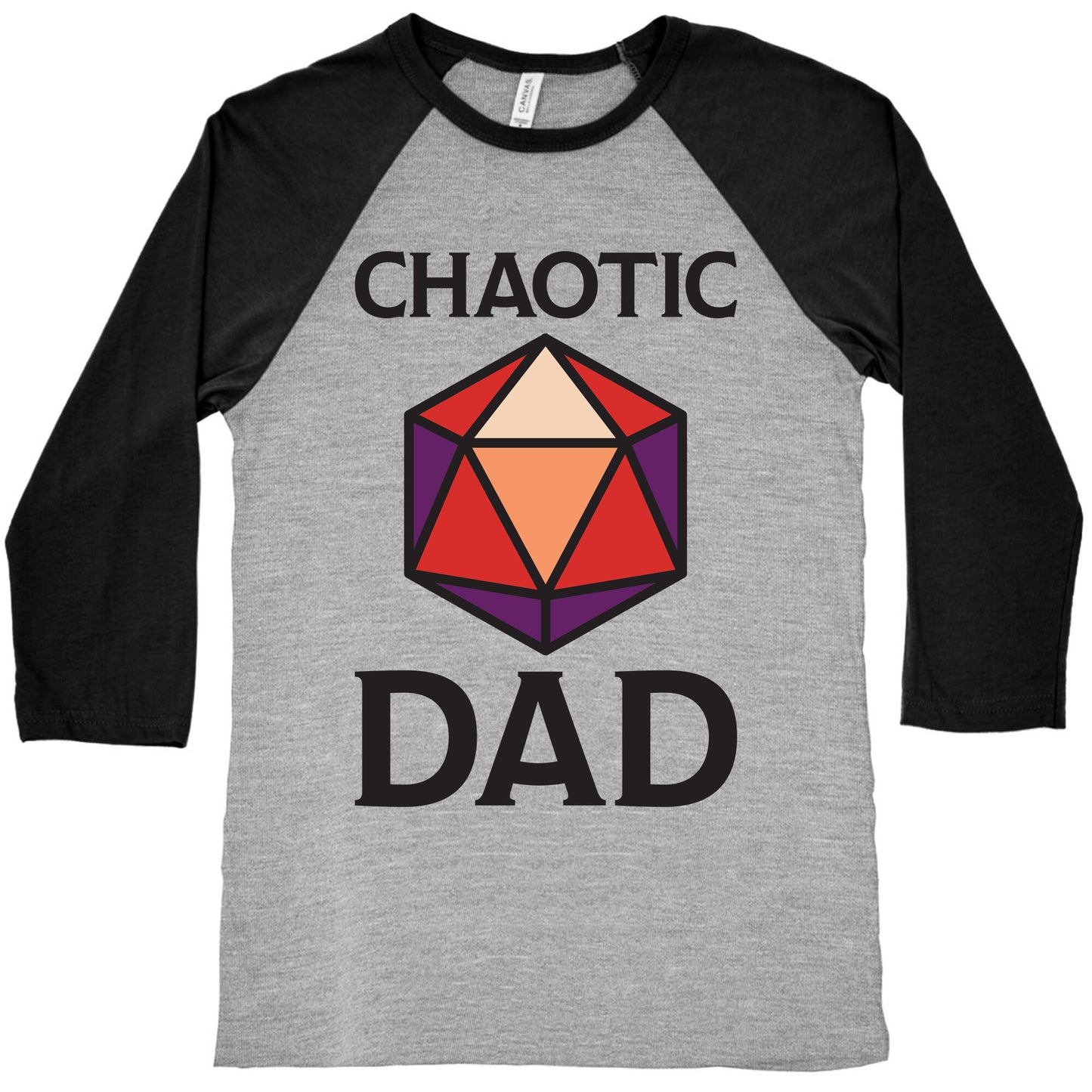 Chaotic Dad Baseball Tee