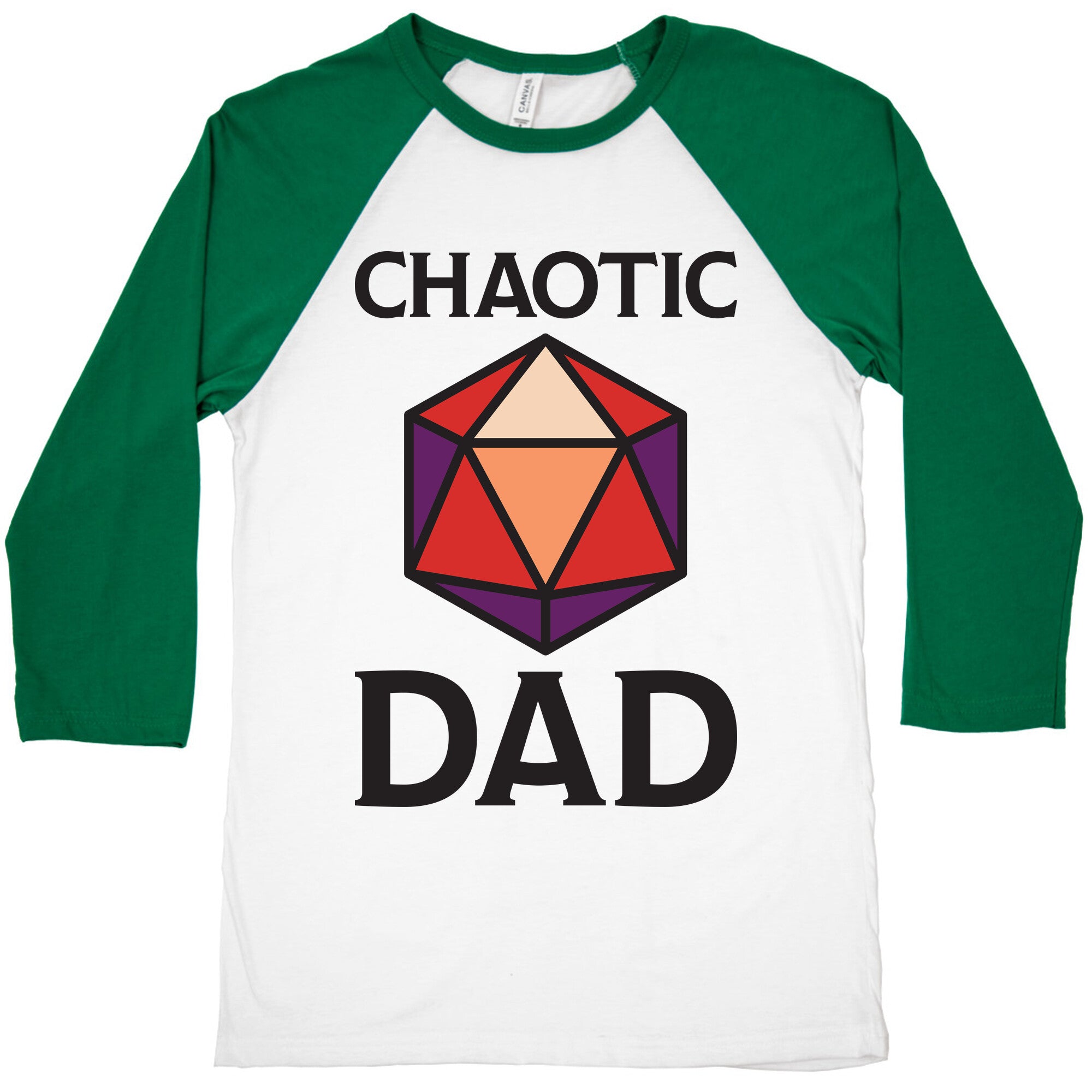 Chaotic Dad Baseball Tee