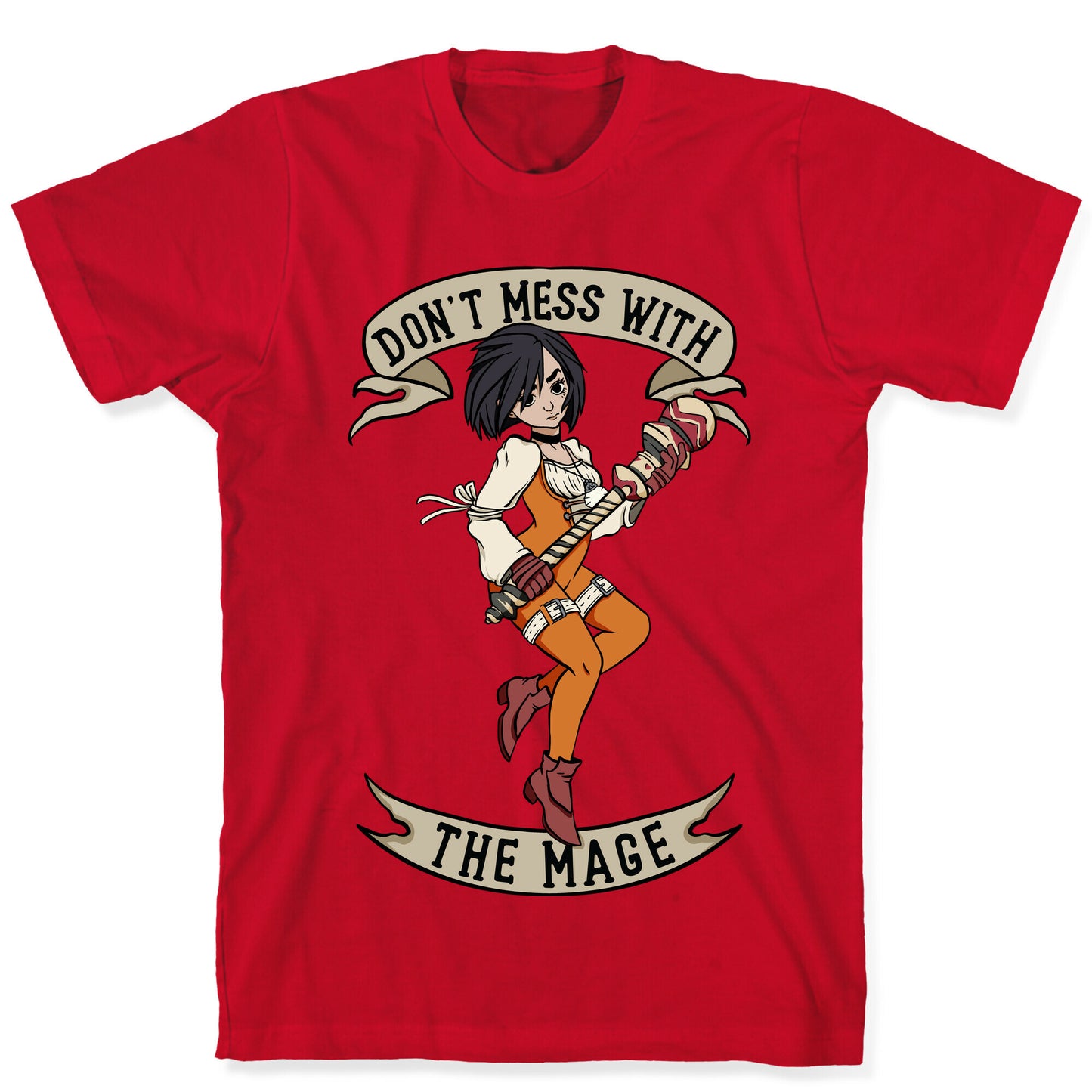 Don't Mess With the Mage Garnet T-Shirt