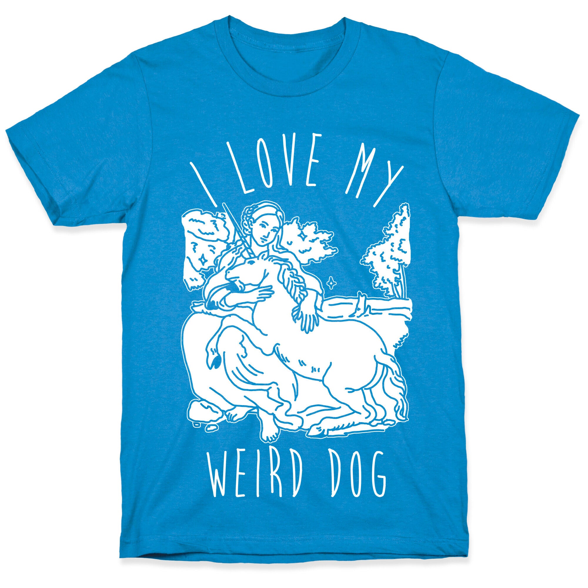I Love My Weird Dog T-Shirt