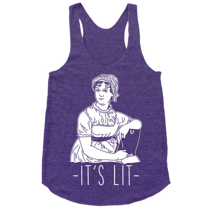 It's Lit Jane Austen Racerback Tank