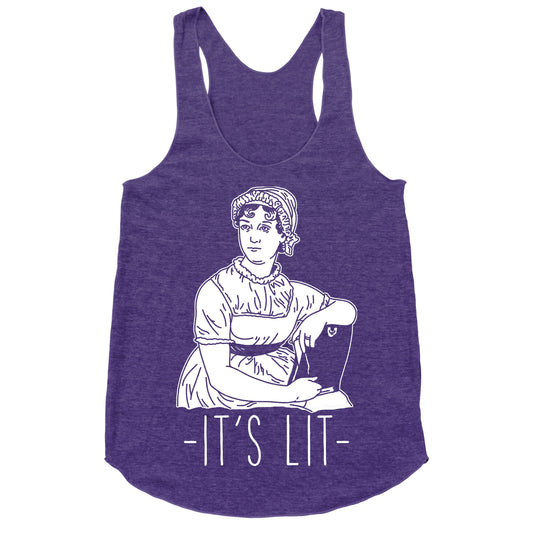 It's Lit Jane Austen Racerback Tank
