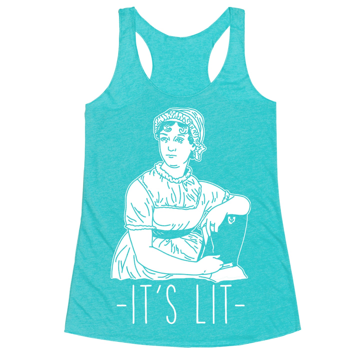 It's Lit Jane Austen Racerback Tank