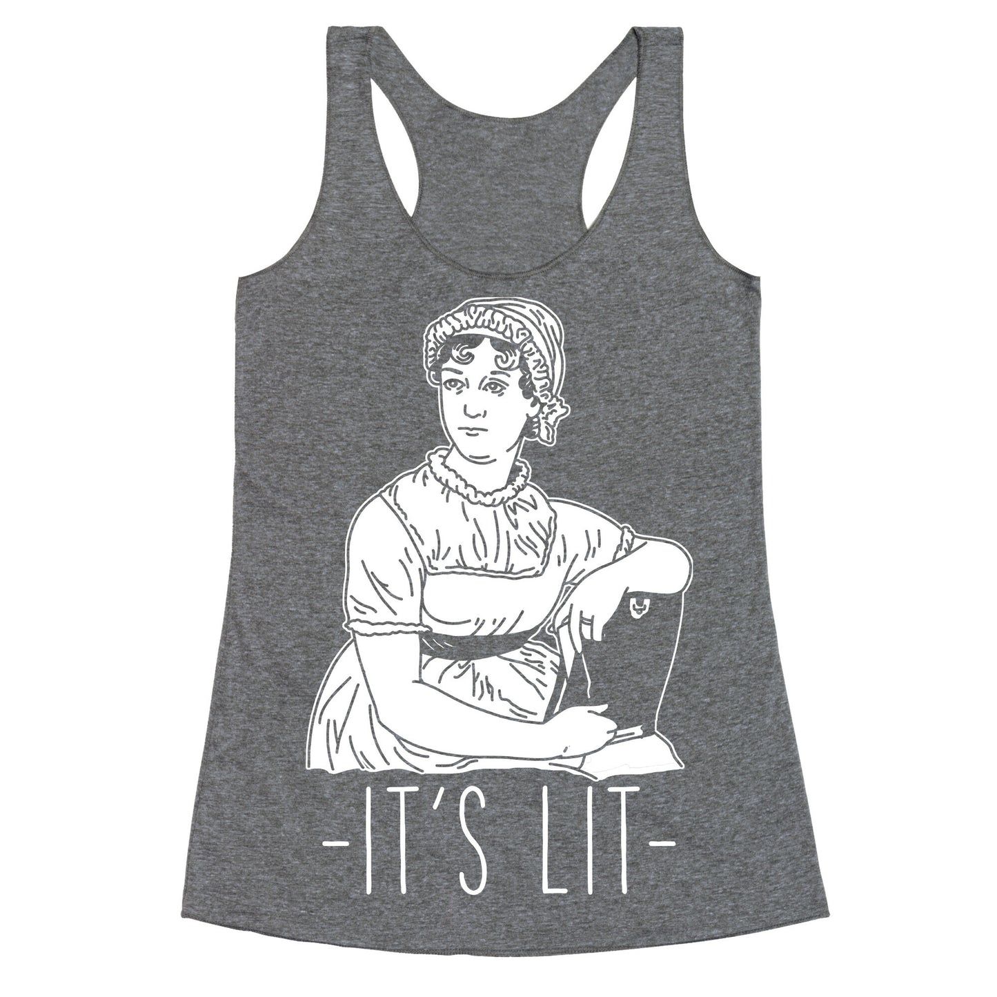It's Lit Jane Austen Racerback Tank
