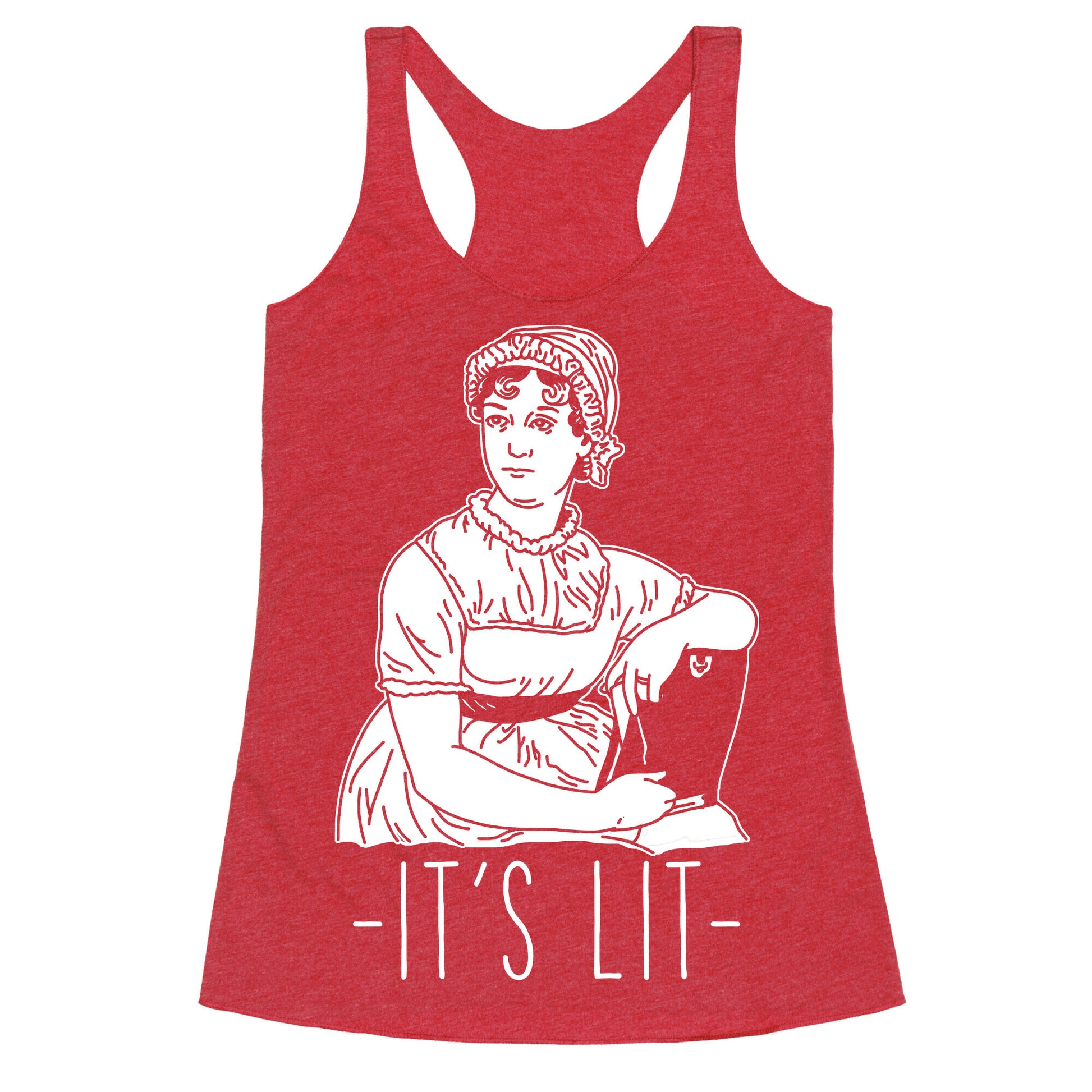 It's Lit Jane Austen Racerback Tank