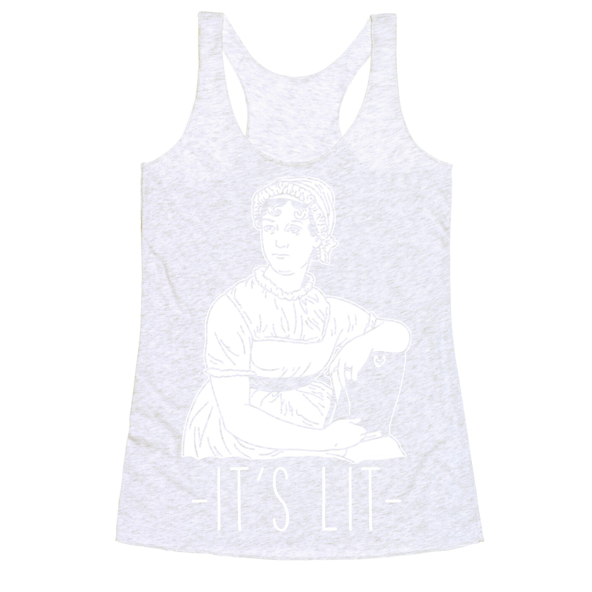 It's Lit Jane Austen Racerback Tank