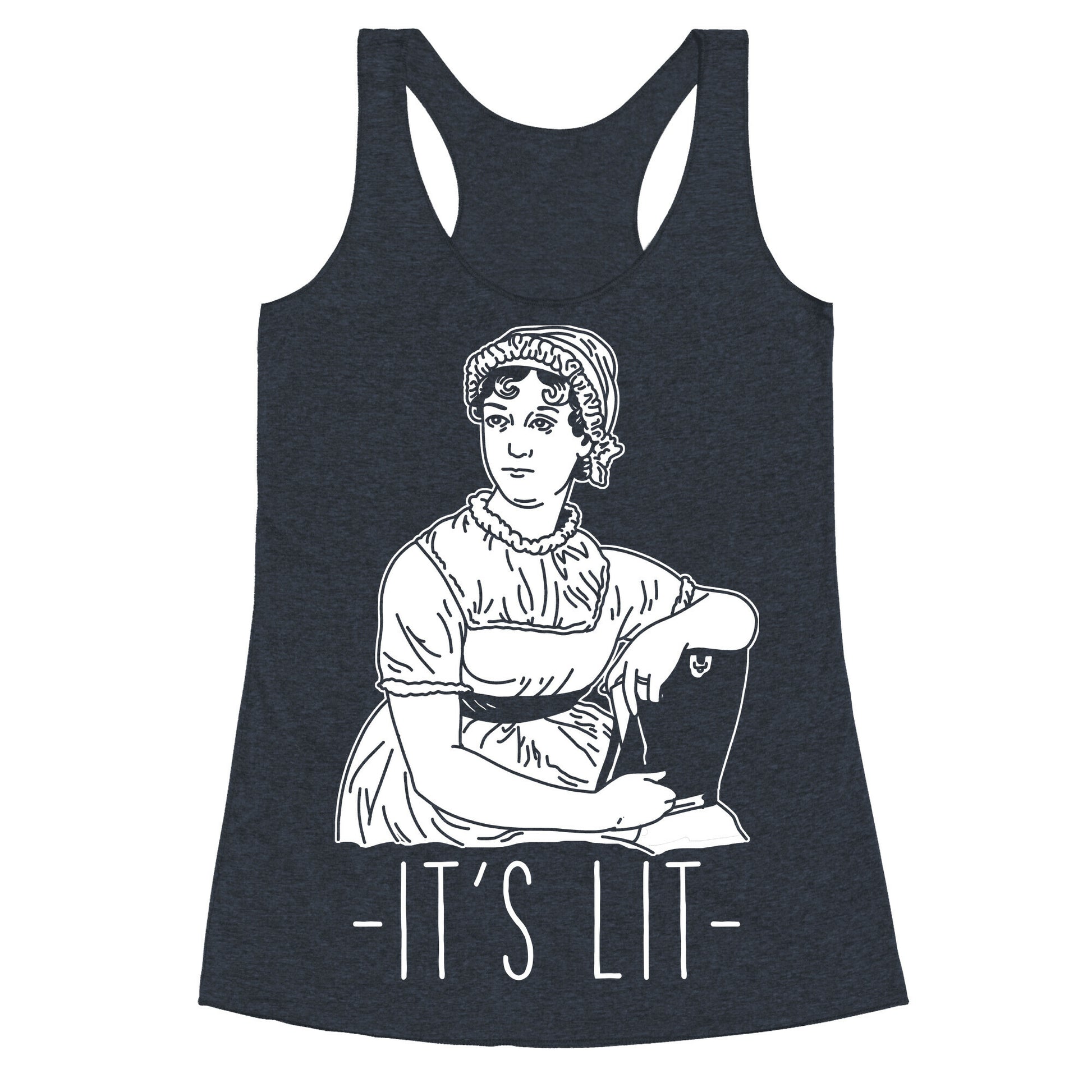 It's Lit Jane Austen Racerback Tank