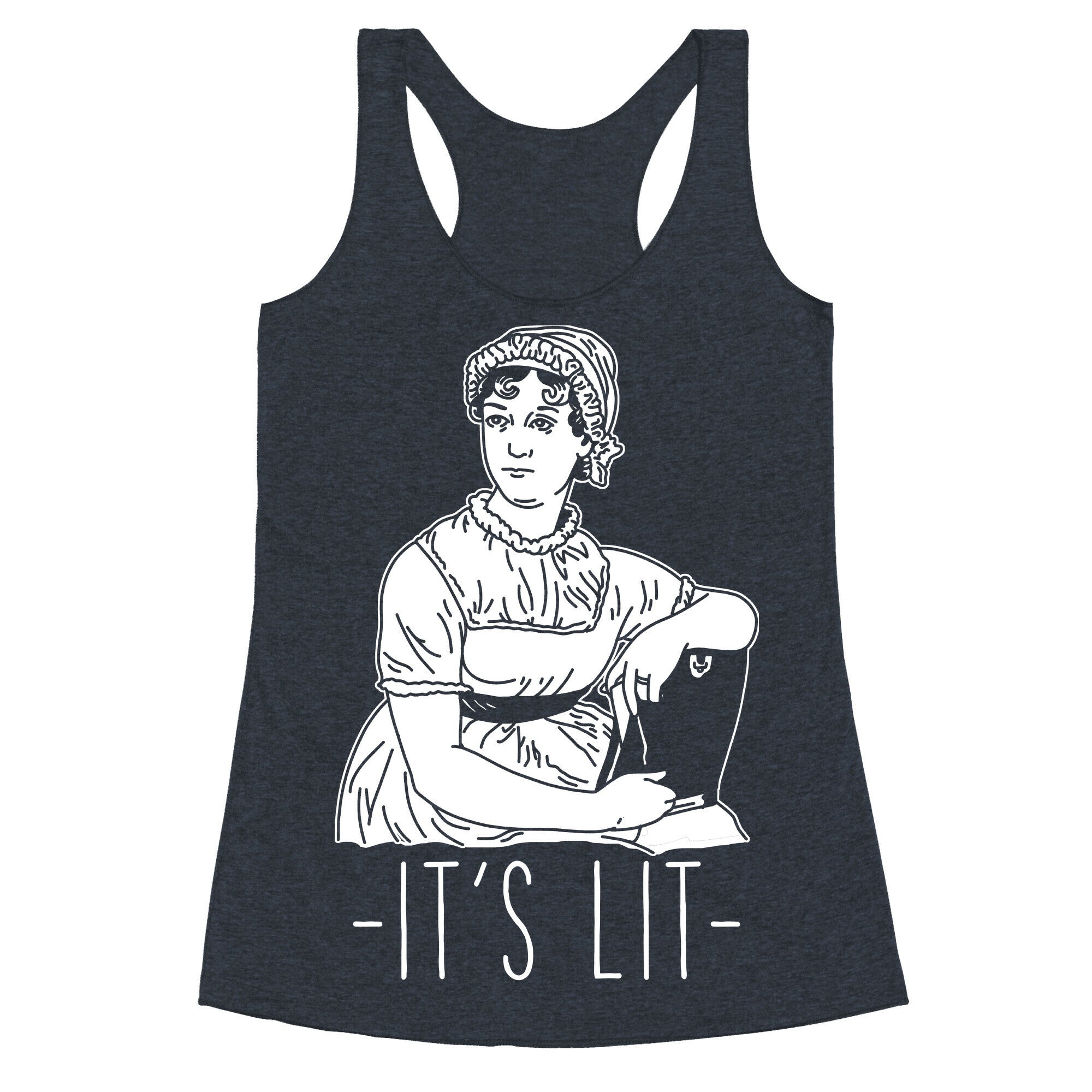It's Lit Jane Austen Racerback Tank