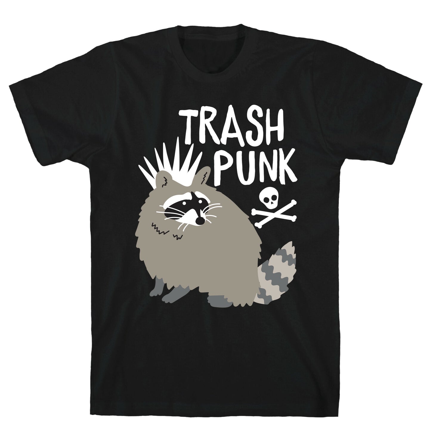 Trash Punk Raccoon T-Shirt