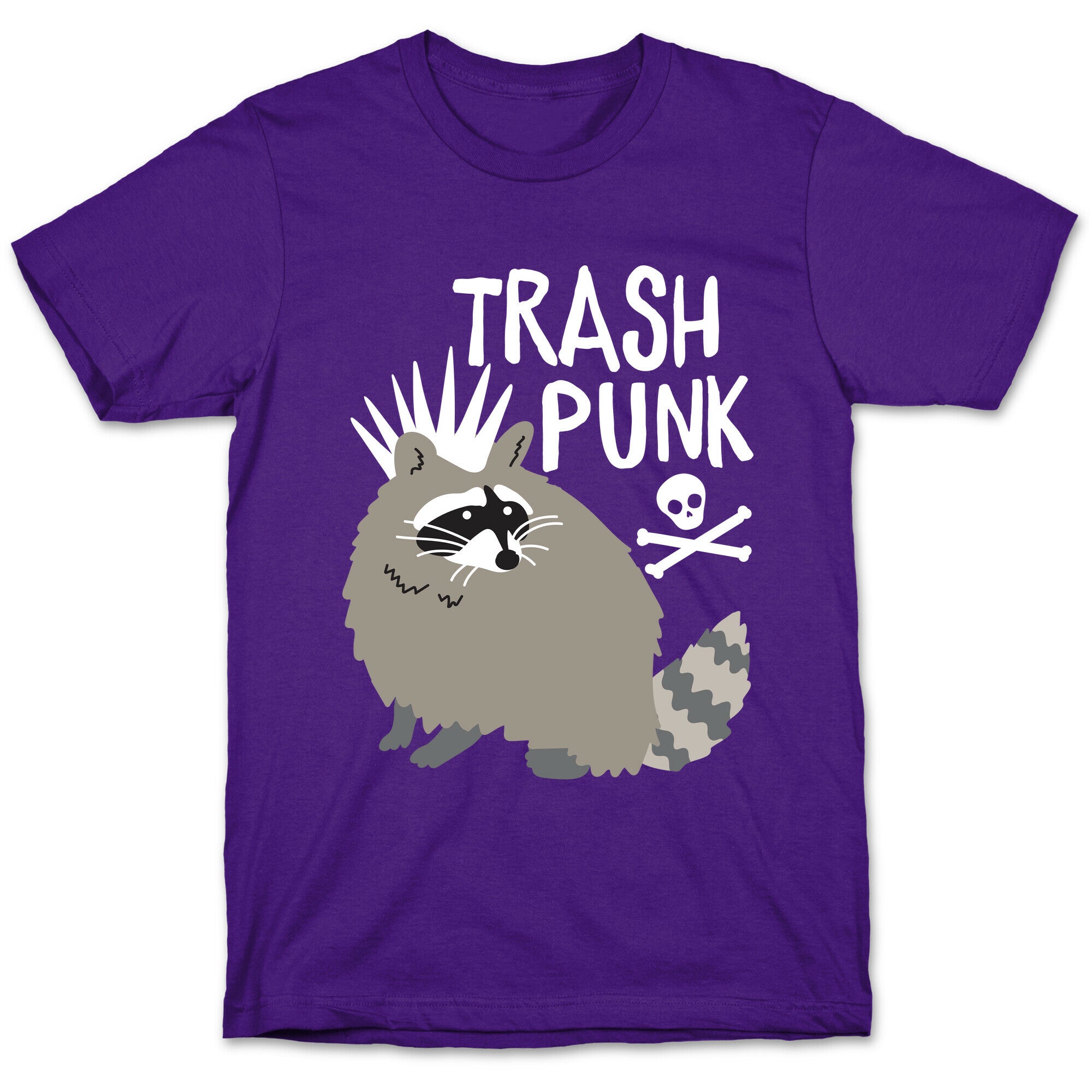 Trash Punk Raccoon T-Shirt