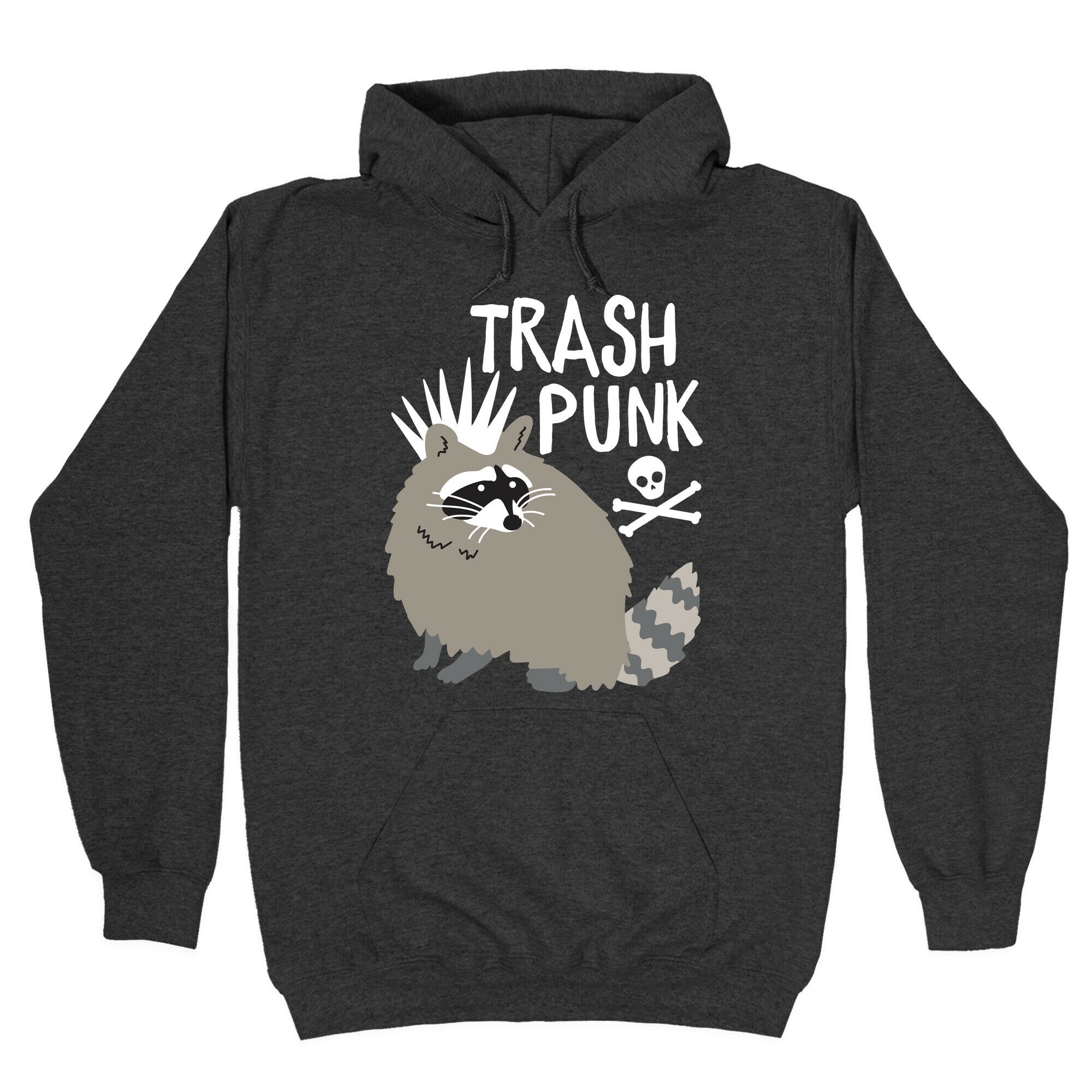 Trash Punk Raccoon Hoodie