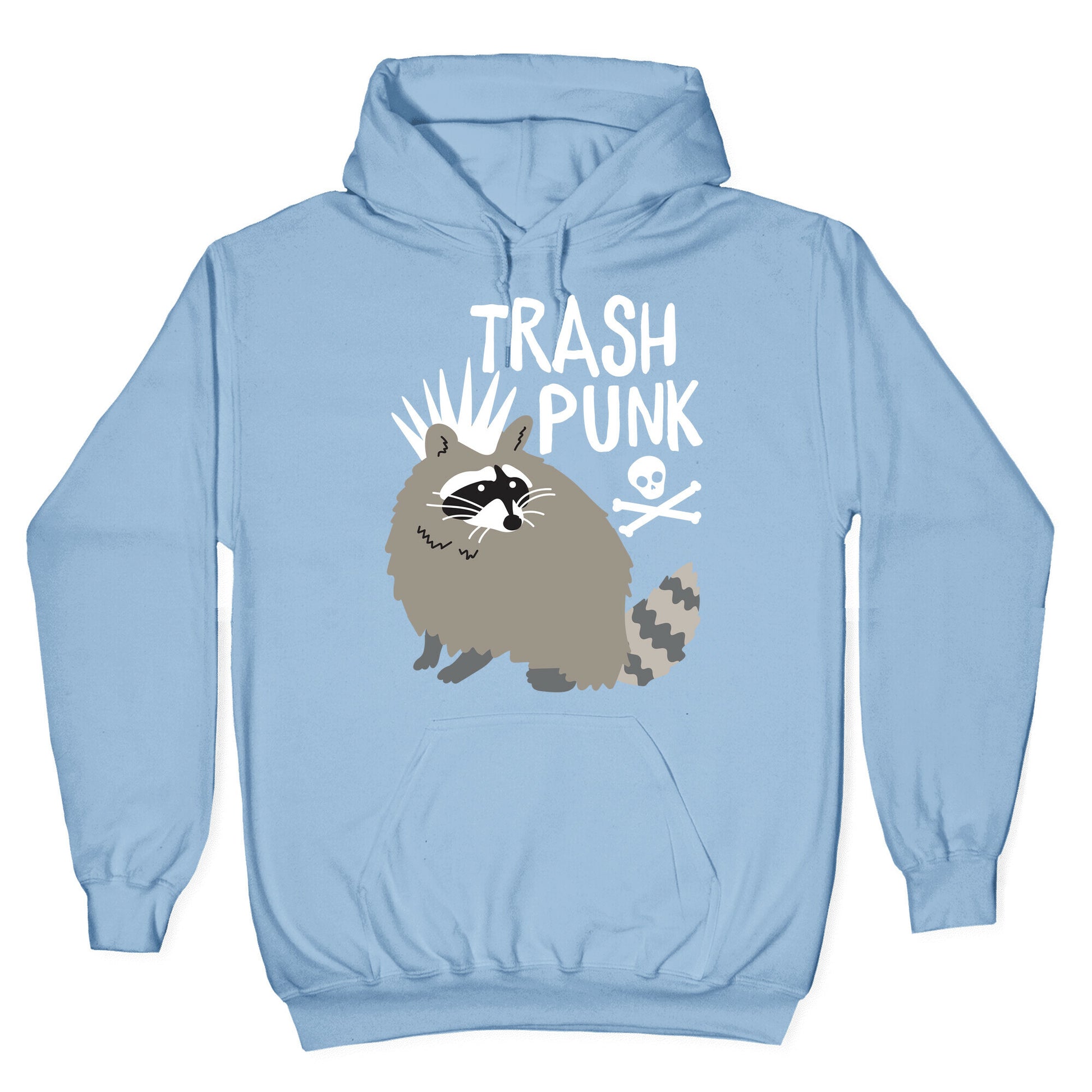 Trash Punk Raccoon Hoodie