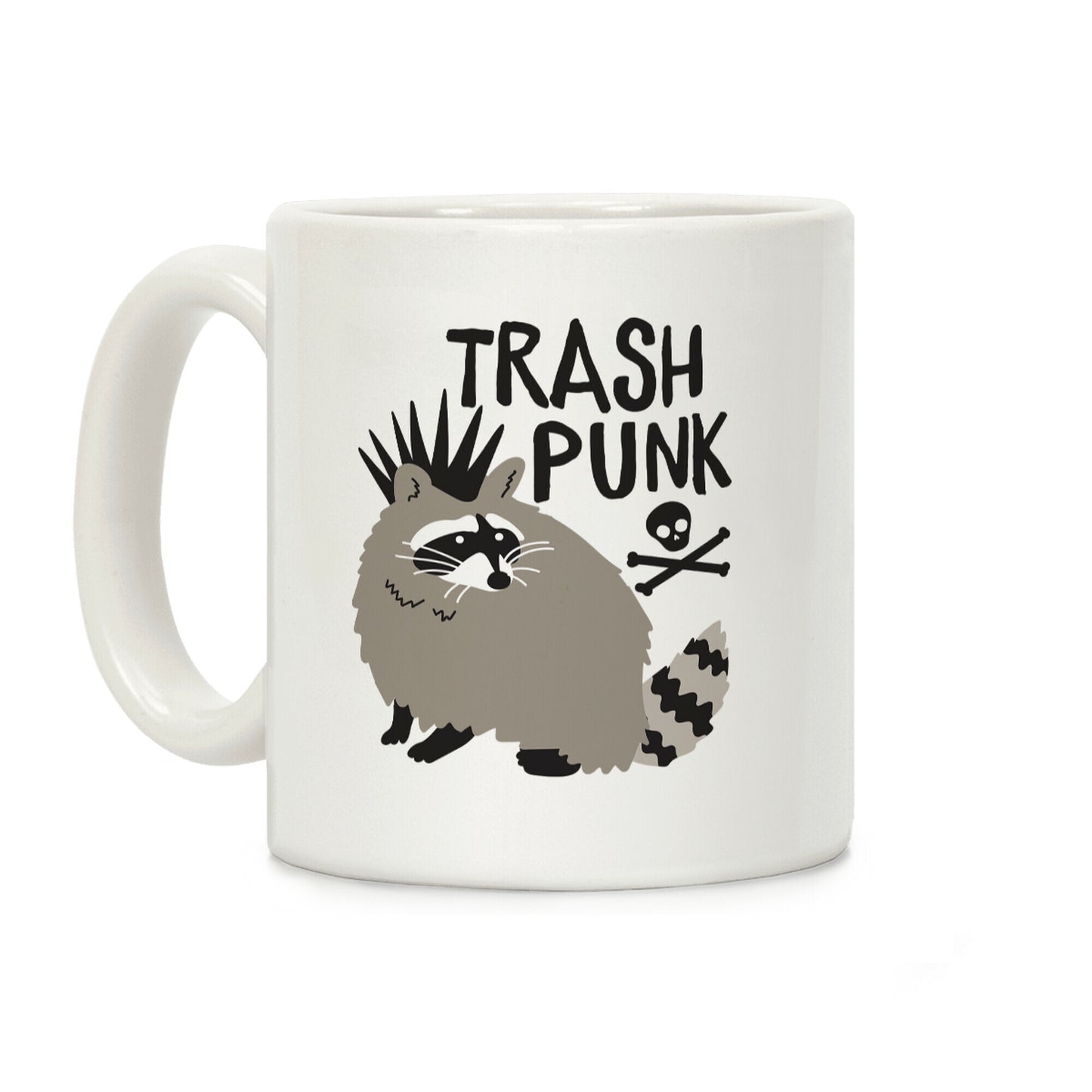 Trash Punk Raccoon Coffee Mug