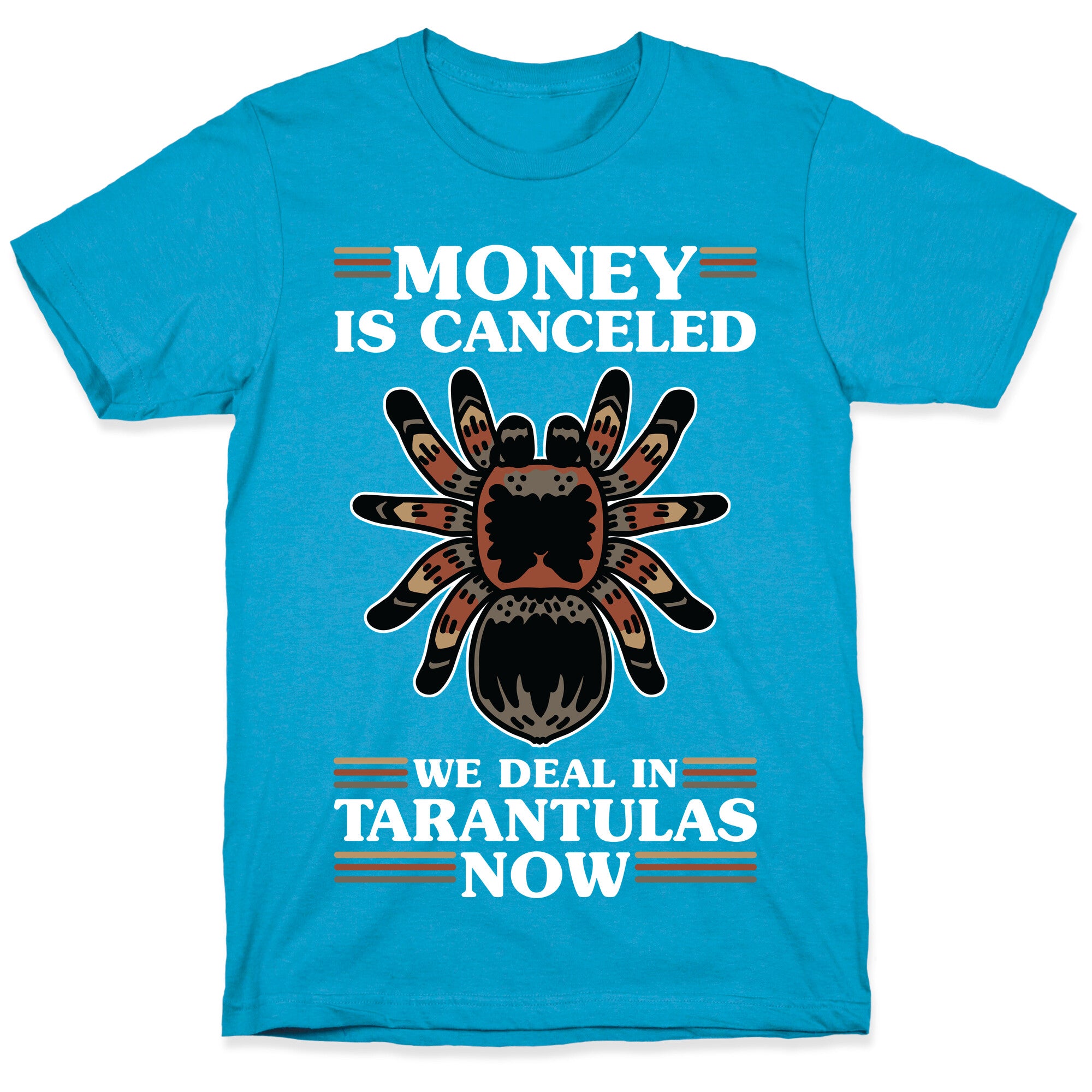 Money is Canceled We Deal in Tarantulas Now Unisex Triblend Tee